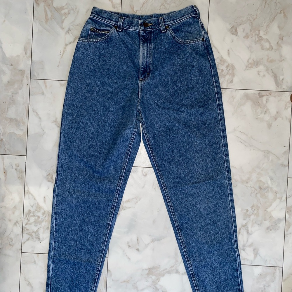 Rider’s Mom Jeans Women’s Sz 12 Wide Leg Straight High Rise Streetwear Normcore